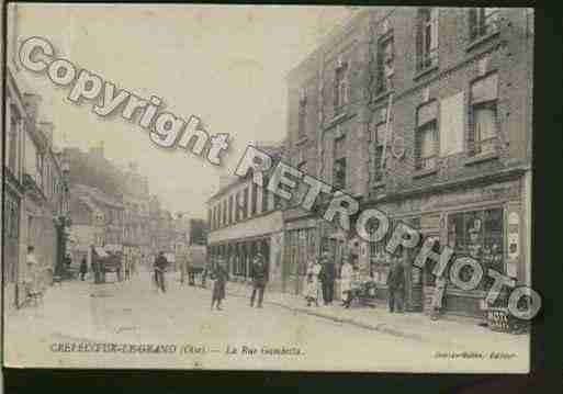 Ville de CREVECOEURLEGRAND Carte postale ancienne