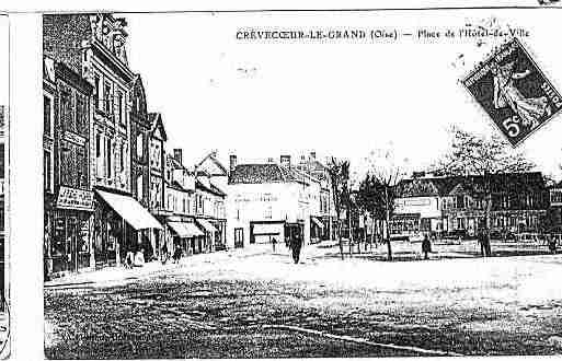 Ville de CREVECOEURLEGRAND Carte postale ancienne