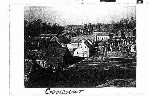 Ville de CREVECOEURSURL\'ESCAUT Carte postale ancienne