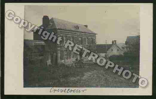 Ville de CREVECOEURSURL\'ESCAUT Carte postale ancienne