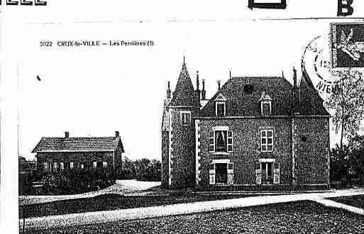 Ville de CRUXLAVILLE Carte postale ancienne