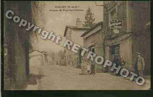 Ville de DALLET Carte postale ancienne