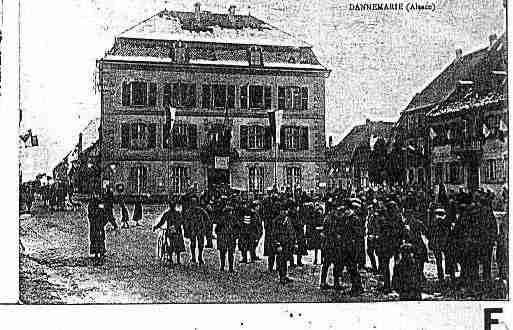 Ville de DANNEMARIE Carte postale ancienne