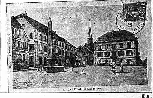 Ville de DANNEMARIE Carte postale ancienne