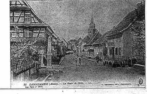 Ville de DANNEMARIE Carte postale ancienne