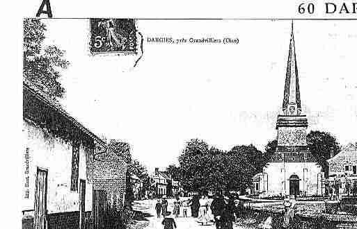 Ville de DARGIES Carte postale ancienne