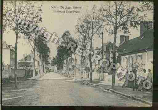 Ville de DECIZE Carte postale ancienne