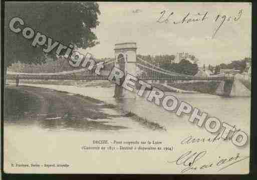 Ville de DECIZE Carte postale ancienne