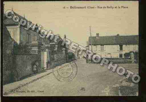 Ville de DELINCOURT Carte postale ancienne