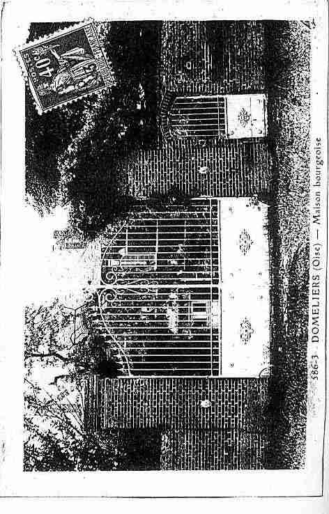 Ville de DOMELIERS Carte postale ancienne