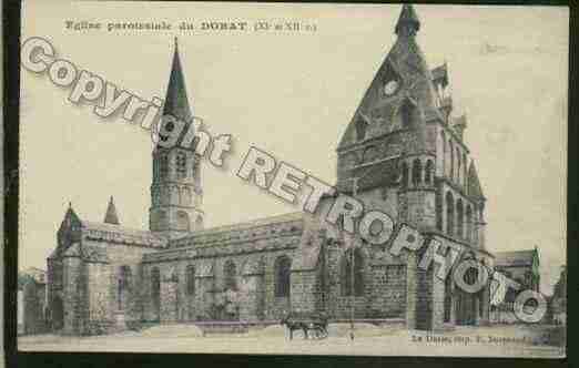 Ville de DORAT Carte postale ancienne