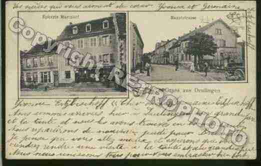 Ville de DRULINGEN Carte postale ancienne