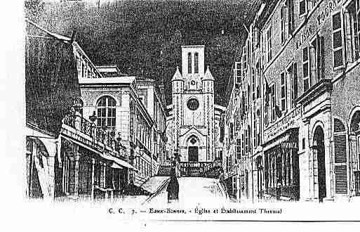 Ville de EAUXBONNES Carte postale ancienne