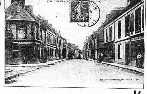 Ville de ECHAUFFOUR Carte postale ancienne