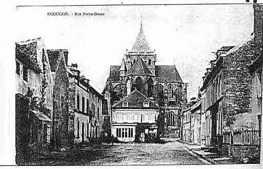 Ville de ECOUCHE Carte postale ancienne