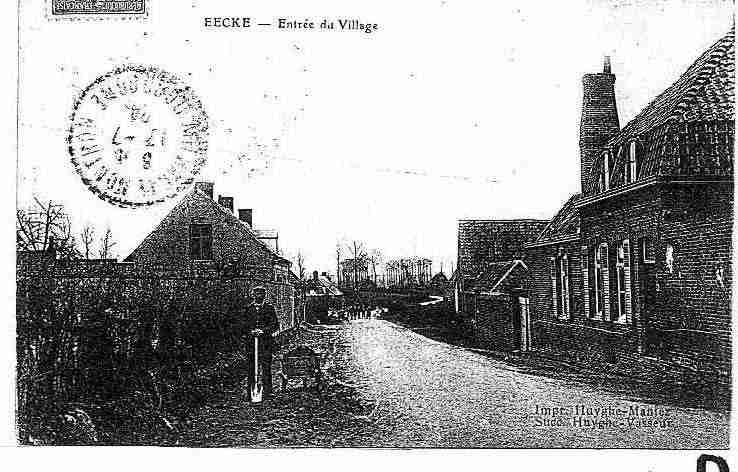 Ville de EECKE Carte postale ancienne