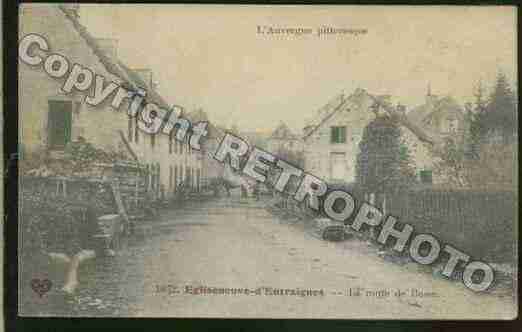 Ville de EGLISENEUVED\'ENTRAIGUES Carte postale ancienne