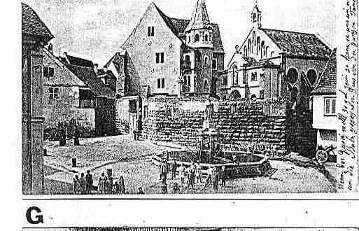 Ville de EGUISHEIM Carte postale ancienne