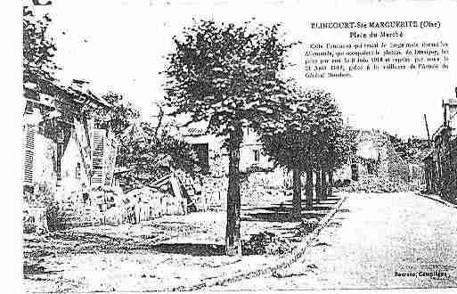 Ville de ELINCOURTSAINTEMARGUERITE Carte postale ancienne