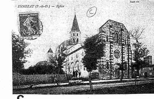 Ville de ENNEZAT Carte postale ancienne