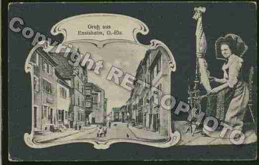 Ville de ENSISHEIM Carte postale ancienne