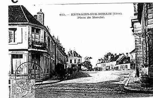 Ville de ENTRAINSSURNOHAIN Carte postale ancienne