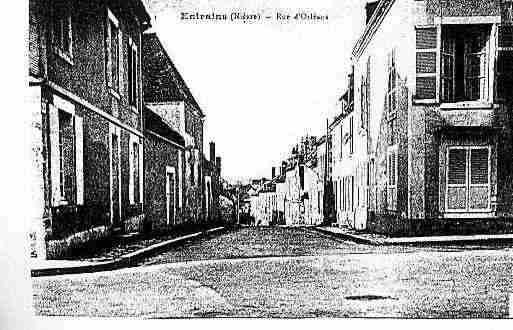 Ville de ENTRAINSSURNOHAIN Carte postale ancienne