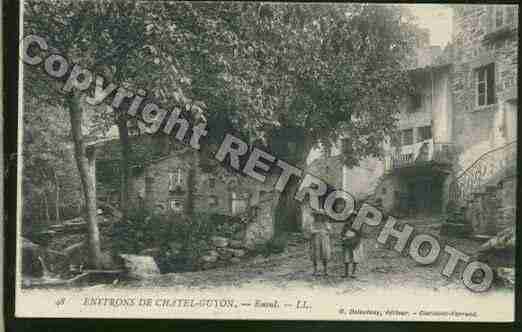 Ville de ENVAL Carte postale ancienne