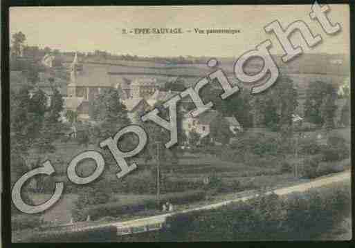 Ville de EPPESAUVAGE Carte postale ancienne