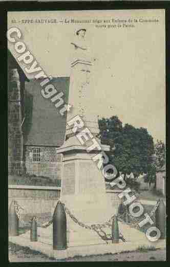 Ville de EPPESAUVAGE Carte postale ancienne