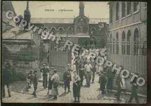 Ville de ERCUIS Carte postale ancienne