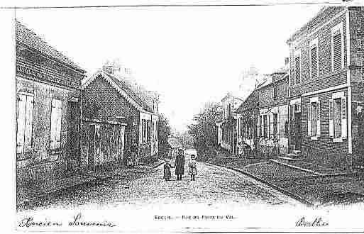 Ville de ERCUIS Carte postale ancienne