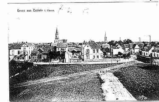 Ville de ERSTEIN Carte postale ancienne