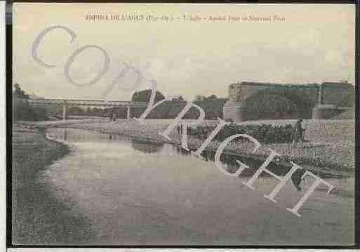 Ville de ESPIRADEL\\\'AGLY Carte postale ancienne