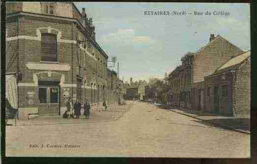 Ville de ESTAIRES Carte postale ancienne