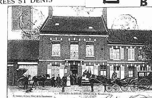 Ville de ESTREESSAINTDENIS Carte postale ancienne