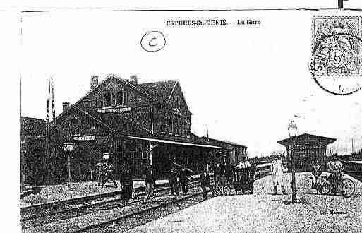 Ville de ESTREESSAINTDENIS Carte postale ancienne