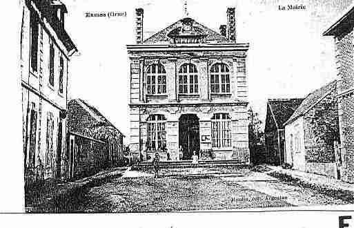 Ville de EXMES Carte postale ancienne