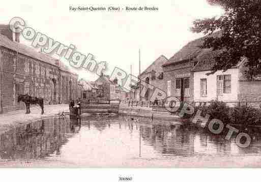 Ville de FAYSAINTQUENTIN(LE) Carte postale ancienne