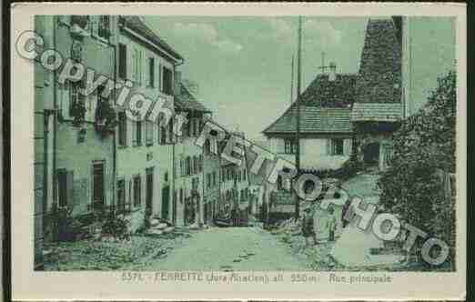 Ville de FERRETTE Carte postale ancienne