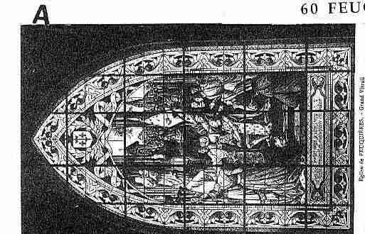 Ville de FEUQUIERES Carte postale ancienne