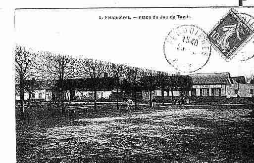 Ville de FEUQUIERES Carte postale ancienne