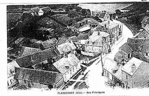 Ville de FLAVACOURTLINCOURT Carte postale ancienne