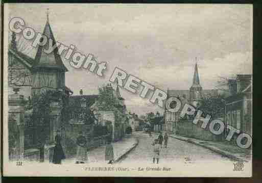 Ville de FLEURINES Carte postale ancienne