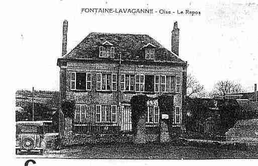 Ville de FONTAINELAVAGANNE Carte postale ancienne