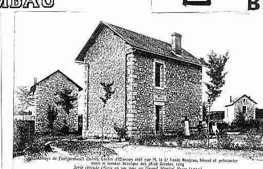 Ville de FONTGOMBAULT Carte postale ancienne