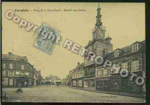 Ville de FORMERIE Carte postale ancienne