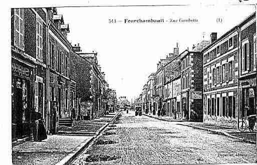 Ville de FOURCHAMBAULT Carte postale ancienne