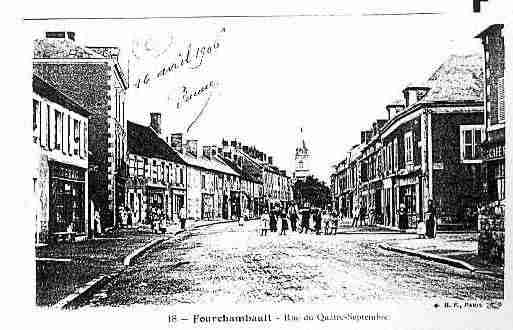 Ville de FOURCHAMBAULT Carte postale ancienne