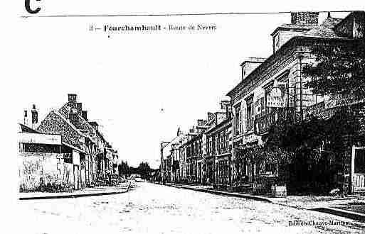 Ville de FOURCHAMBAULT Carte postale ancienne